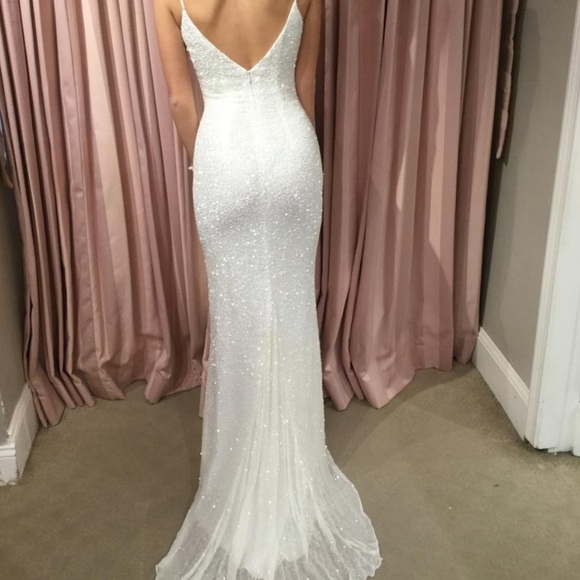 White Sherri Hill Dress - Picture 5 of 10